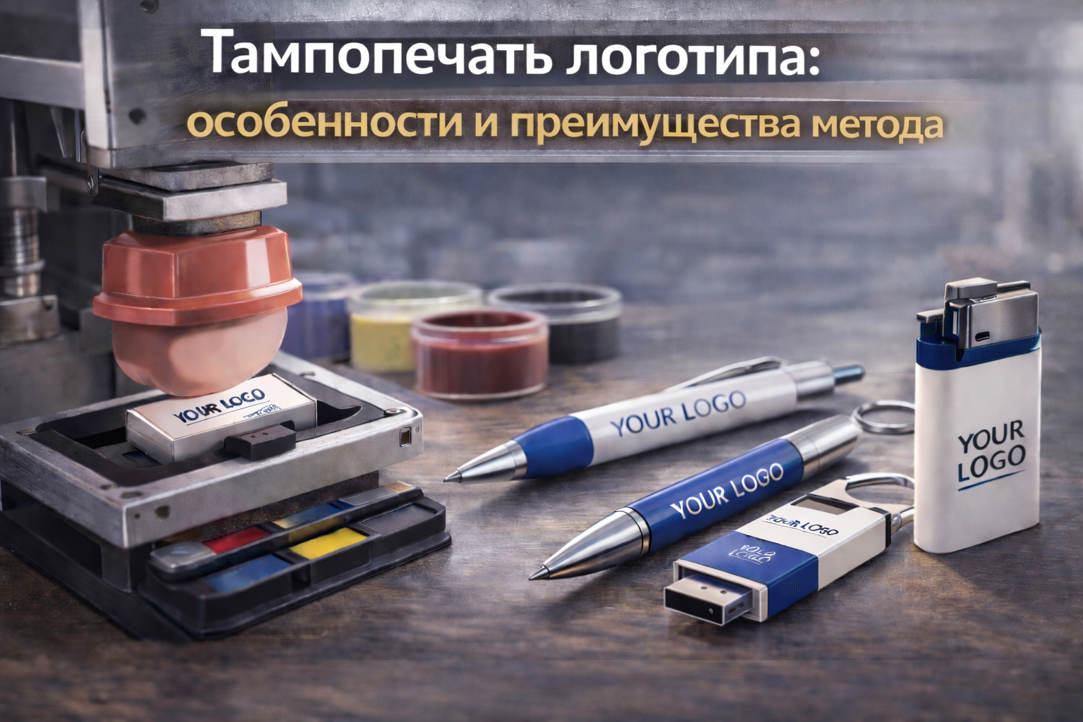 тампопечать логотипа особенности и преимущества