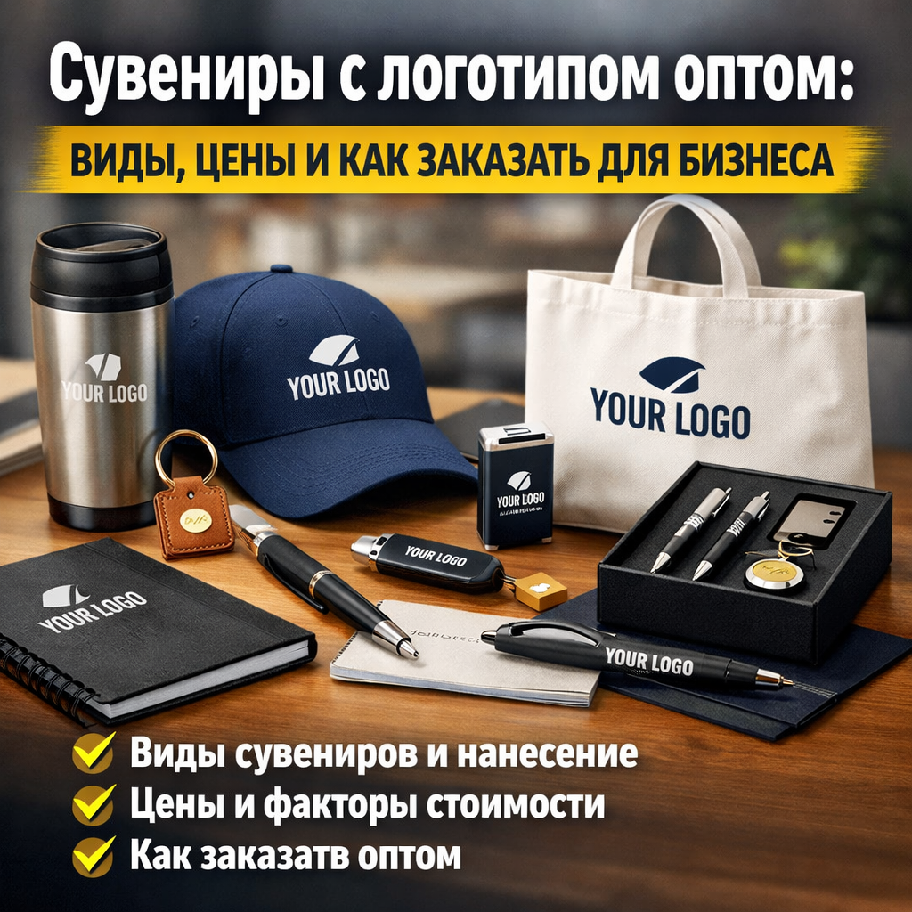 сувениры с логотипом оптом для бизнеса
