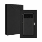Черный повербанк 10000 mAh с логотипом