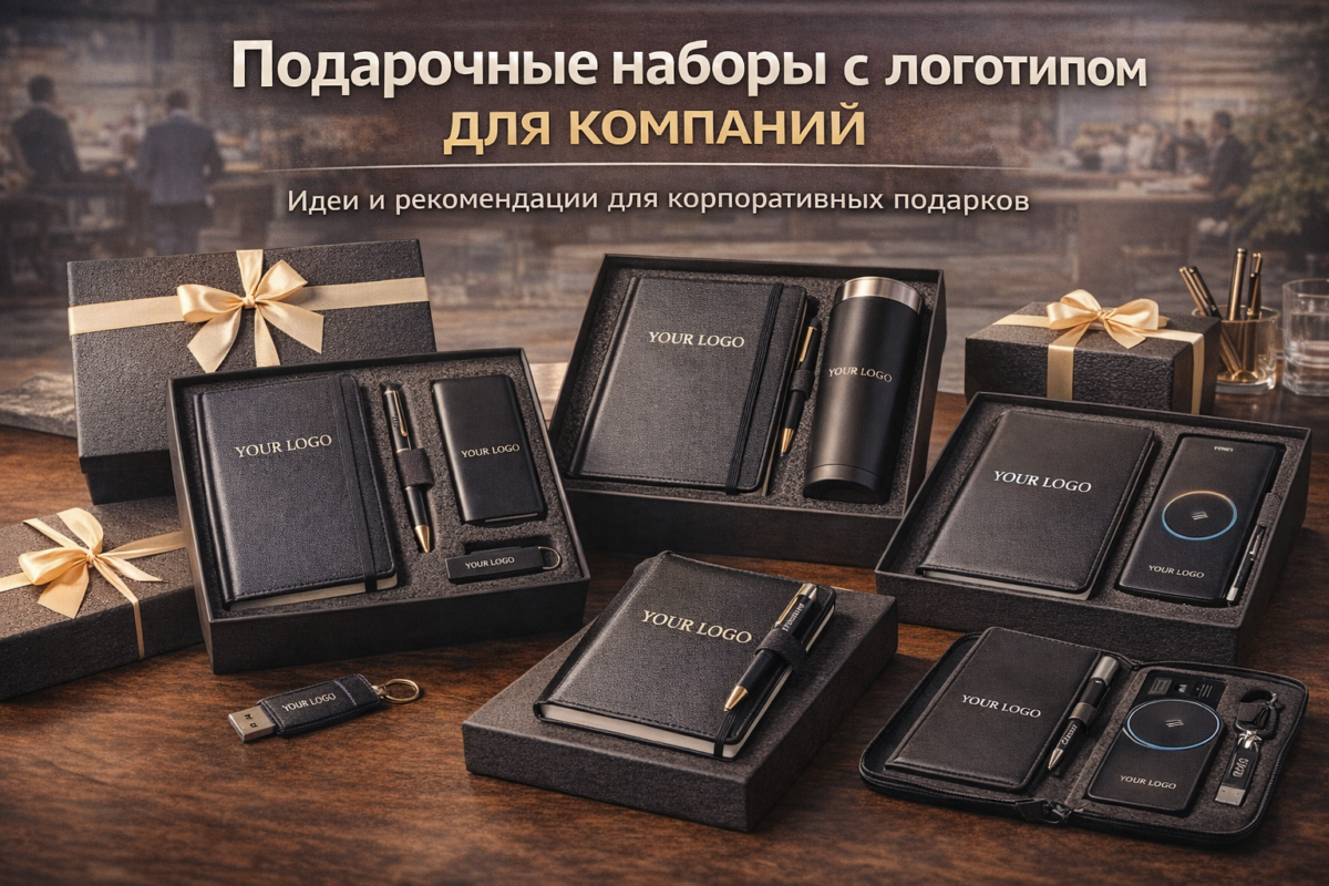 подарочные наборы с логотипом для компаний