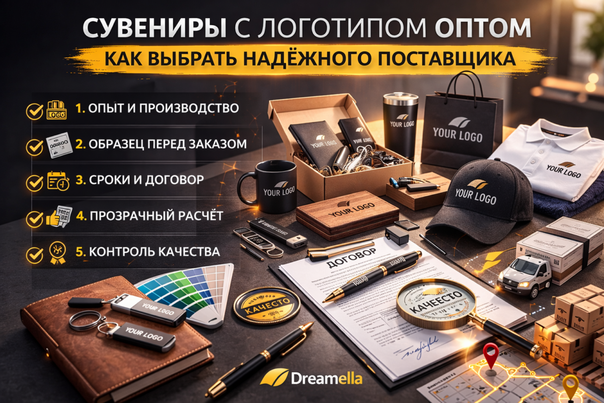сувениры с логотипом оптом как выбрать поставщика