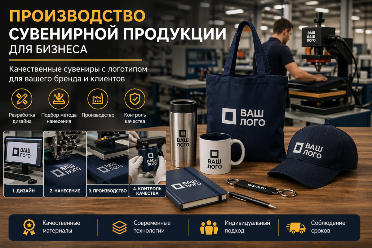 производство сувенирной продукции этапы изготовления и контроль качества