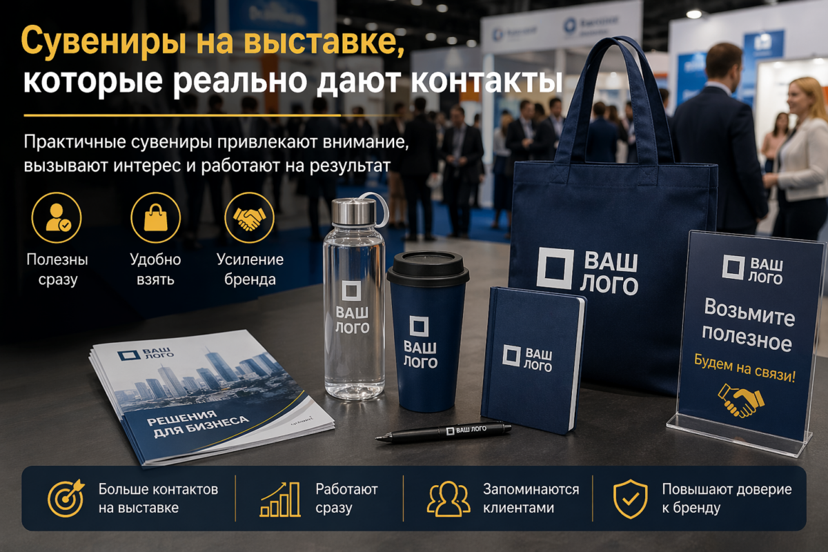 какие сувениры на выставке реально дают контакты практичные решения для привлечения клиентов