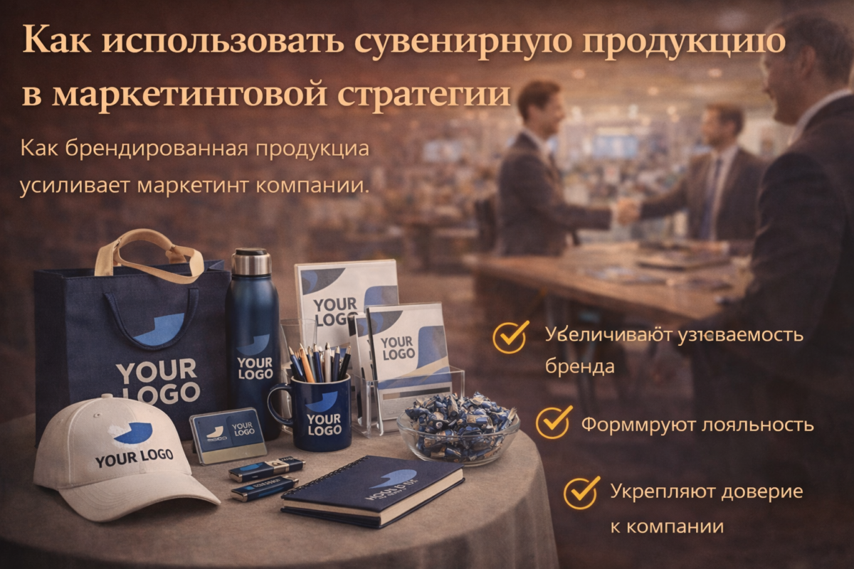 сувенирная продукция в маркетинговой стратегии брендированные сувениры для бизнеса